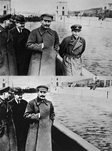 Staline et Nikolai Lejov