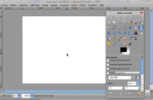Interface de GIMP